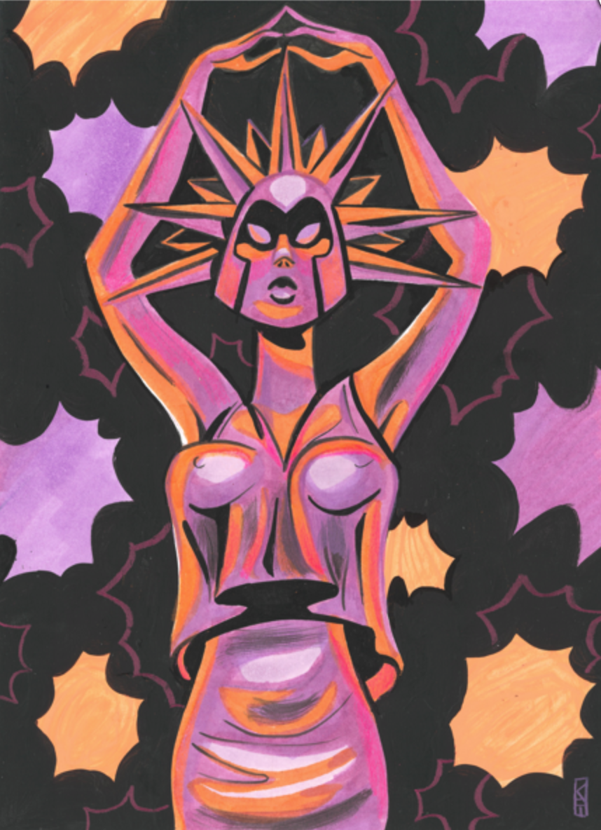 "Jeweled Star" after Calder