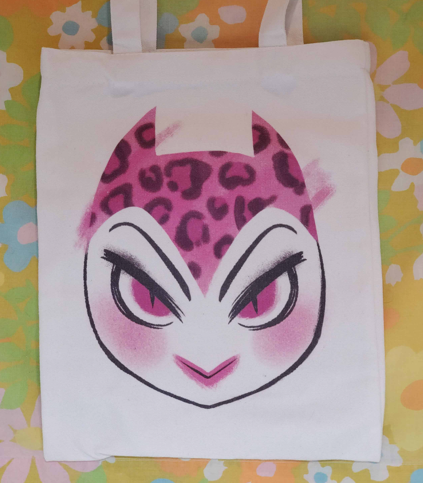 Cheetah Girl Tote Bag