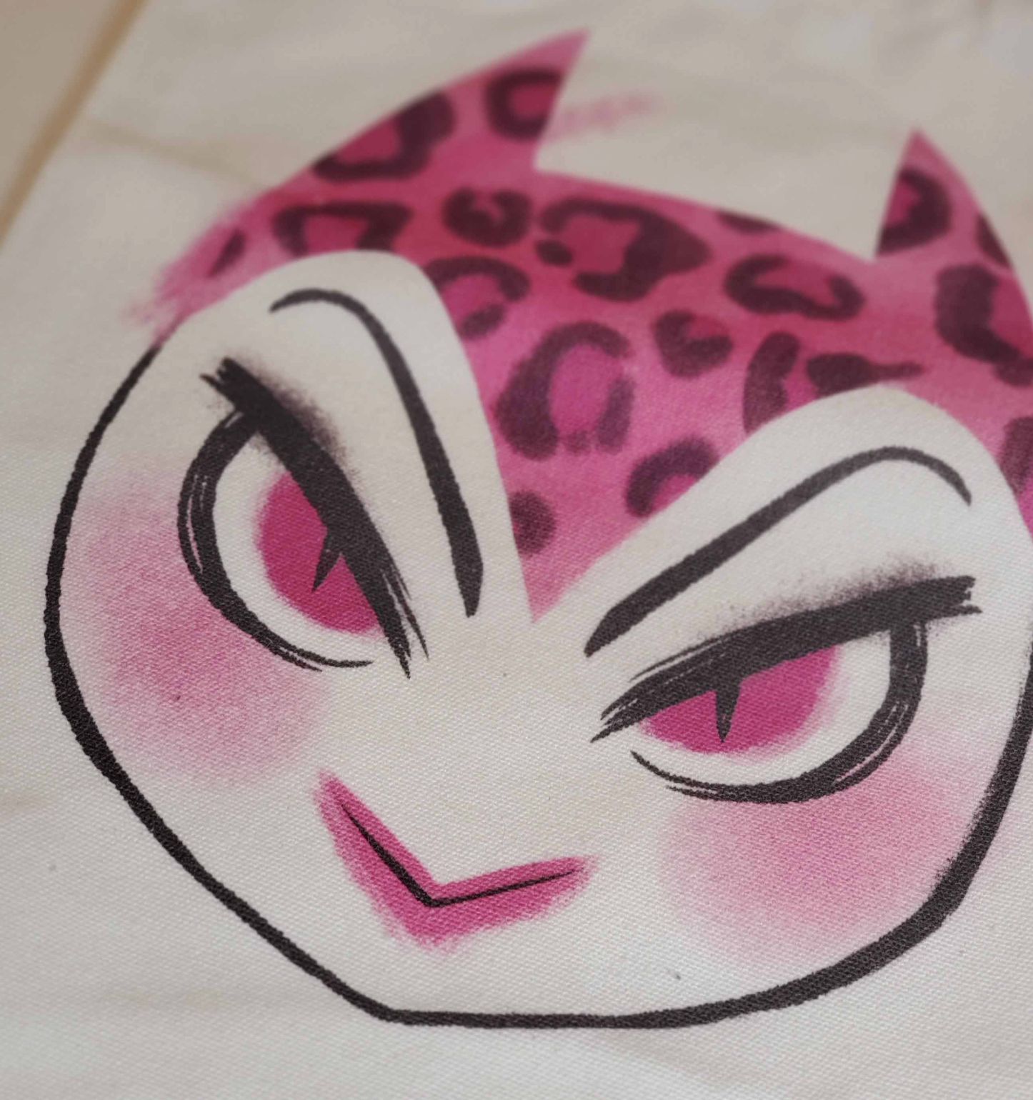 Cheetah Girl Tote Bag