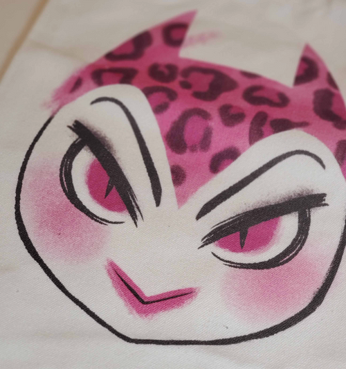 Cheetah Girl Tote Bag