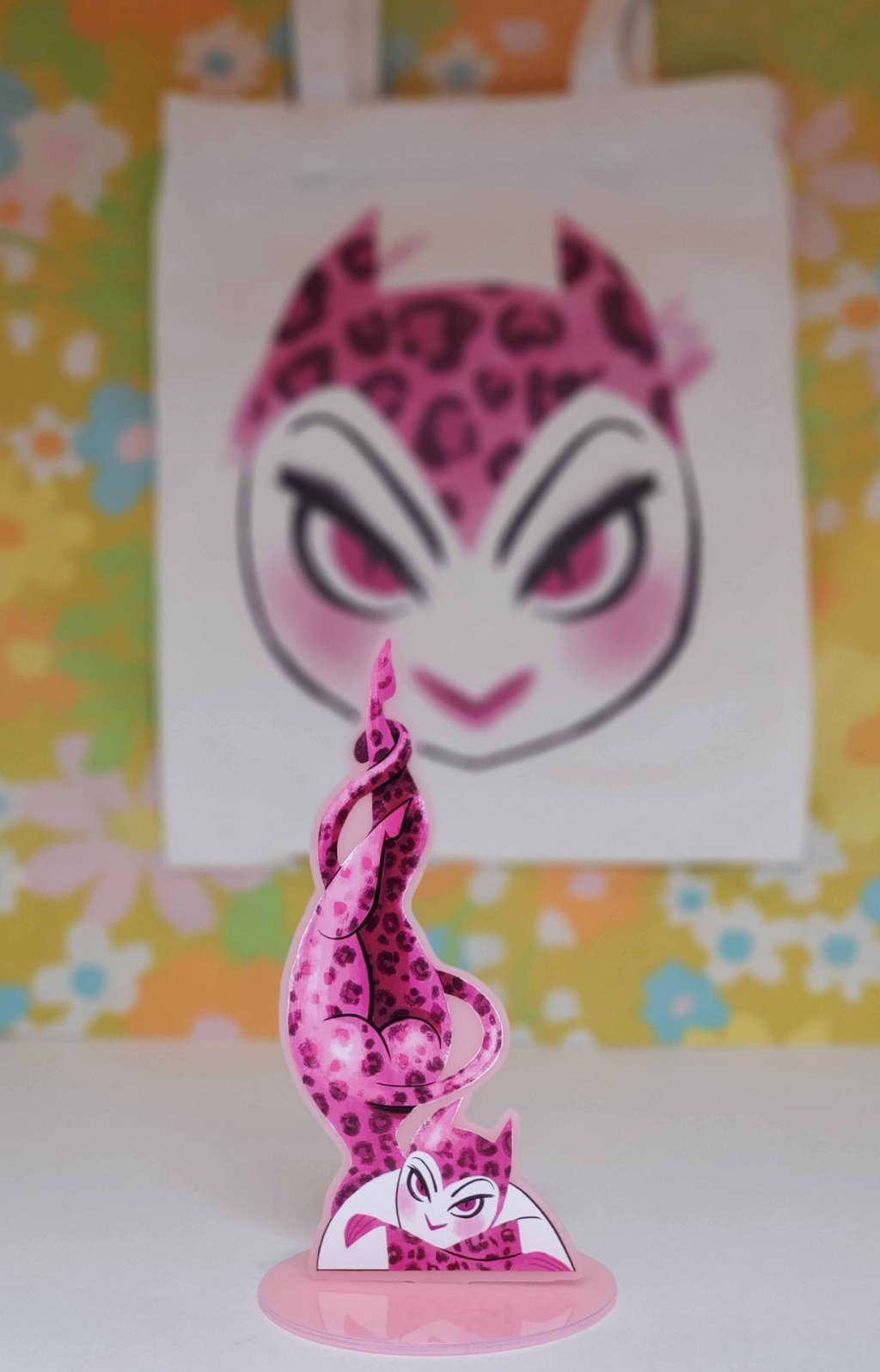 Cheetah Girl Acrylic Standee