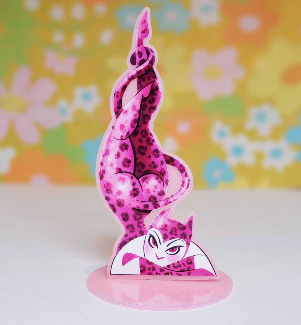 Cheetah Girl Acrylic Standee