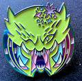 Yautja- Predator Rainbow Enamel Glow in the Dark Pin
