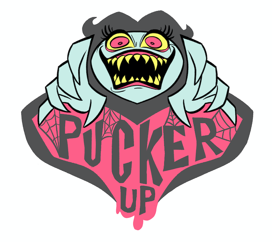 Pucker Up Holographic Sticker