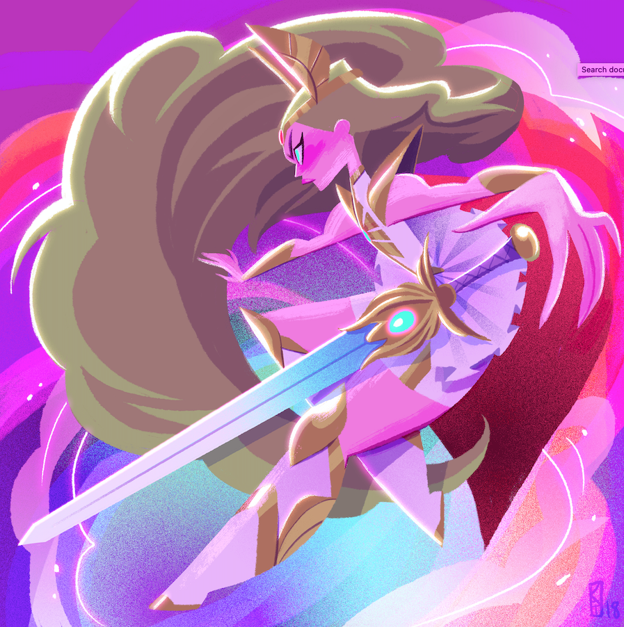 She Ra Holographic Print