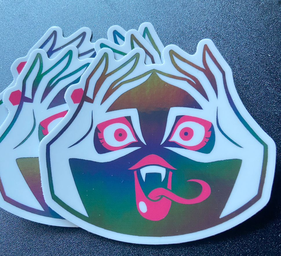 Eyes on You Holographic Vinyl Sticker