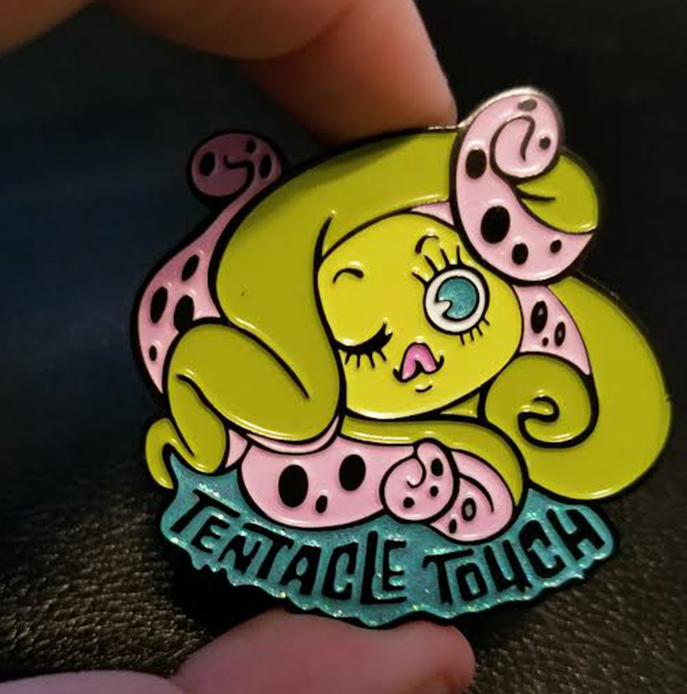 Krackle- Pinup Ghoul Pin